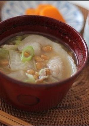 納豆入り豚汁☆-レシピのメイン写真