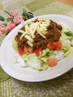 某クローバーズキッチンを偲んでタコライス by クック0A8SY0