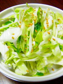 居酒屋の味☆豆苗とキャベツの塩麹サラダ-レシピのメイン写真