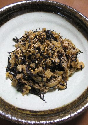 ひじ切干しきんぴら-レシピのメイン写真