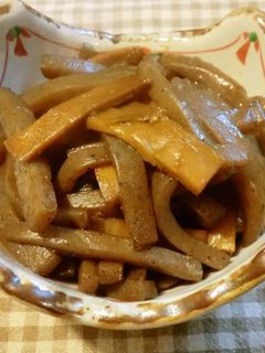 こんにゃくメンマ炒め-レシピのメイン写真