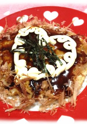 節約♥ヘルシー♥豆腐ともやしのお好み焼き-レシピのメイン写真