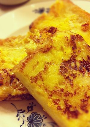 ふわもち♡甘酒でかんたんフレンチトースト-レシピのメイン写真