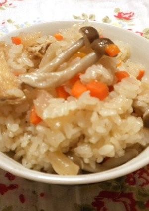 圧力鍋de大根ときのこの炊き込みご飯☆-レシピのメイン写真
