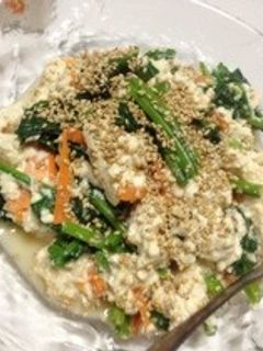 簡単*ほうれん草の白和え-レシピのメイン写真