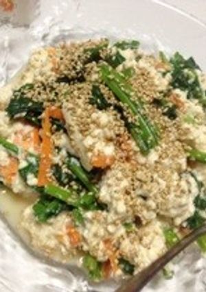 簡単＊ほうれん草の白和え-レシピのメイン写真