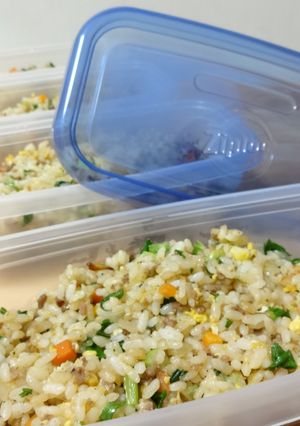 ◎成功◎セロリの葉のピラフ弁当-レシピのメイン写真