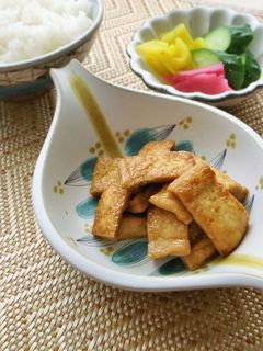お弁当に重宝!油揚げのテリヤキ-レシピのメイン写真
