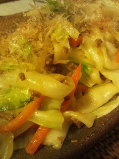 和風だしのきいたそぼろ入り焼ききしめん-レシピのメイン写真