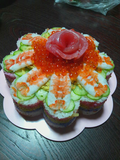 ちらし寿司ケーキ-レシピのメイン写真