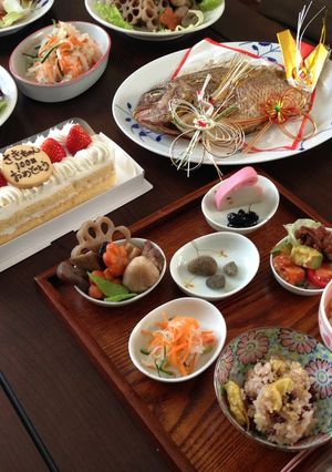 祝☆100日 お食い初め-レシピのメイン写真