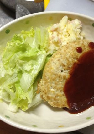 簡単！豆腐のハンバーグ-レシピのメイン写真