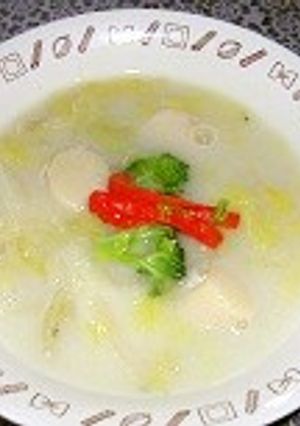宮城旬野菜。仙台白菜とホタテのクリーム煮-レシピのメイン写真