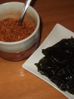 納豆キムチのおつまみのり巻き-レシピのメイン写真
