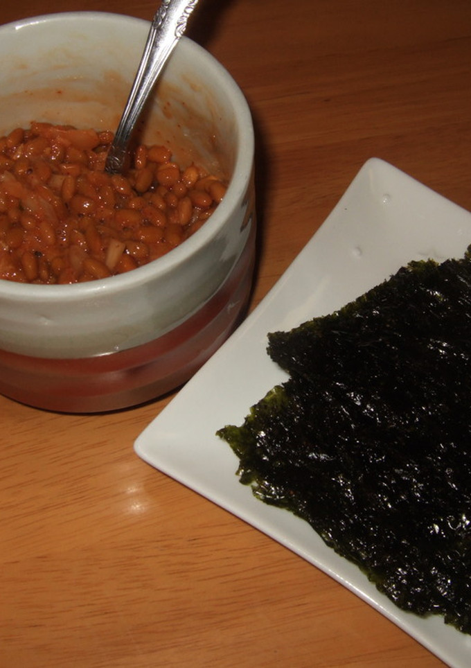 納豆キムチのおつまみのり巻き-レシピのメイン写真
