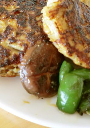 ★鶏ごぼう味噌の豆腐ハンバーグ-レシピのメイン写真