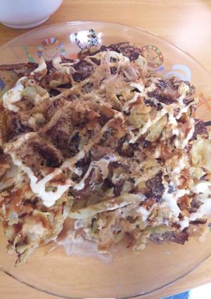 残ったカレーでお好み焼き-レシピのメイン写真