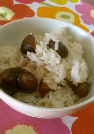 薬膳レシピ「栗ごはん」-レシピのメイン写真