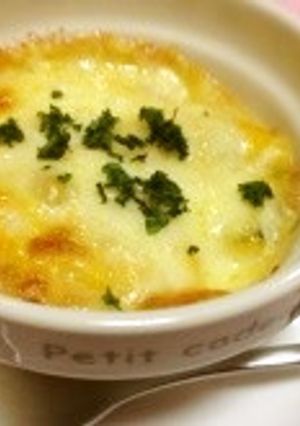 在宅で！簡単美味しいかぼちゃグラタン-レシピのメイン写真