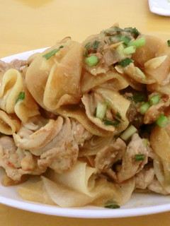 スライス大根と豚肉のにんにく醤油炒め-レシピのメイン写真