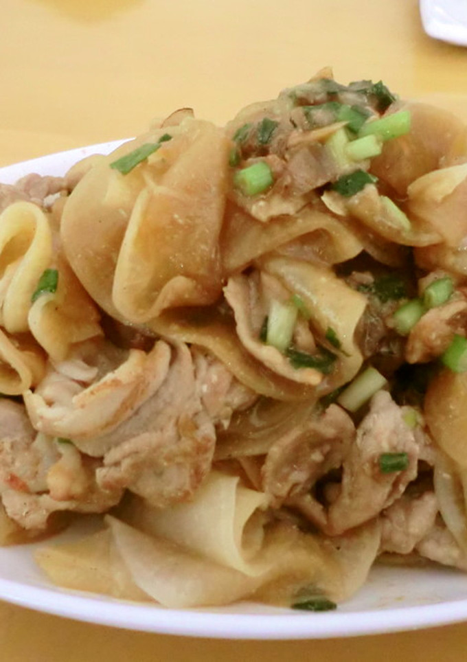 スライス大根と豚肉のにんにく醤油炒め-レシピのメイン写真