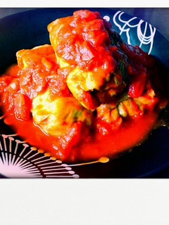 ロールキャベツのトマト缶煮込み-レシピのメイン写真