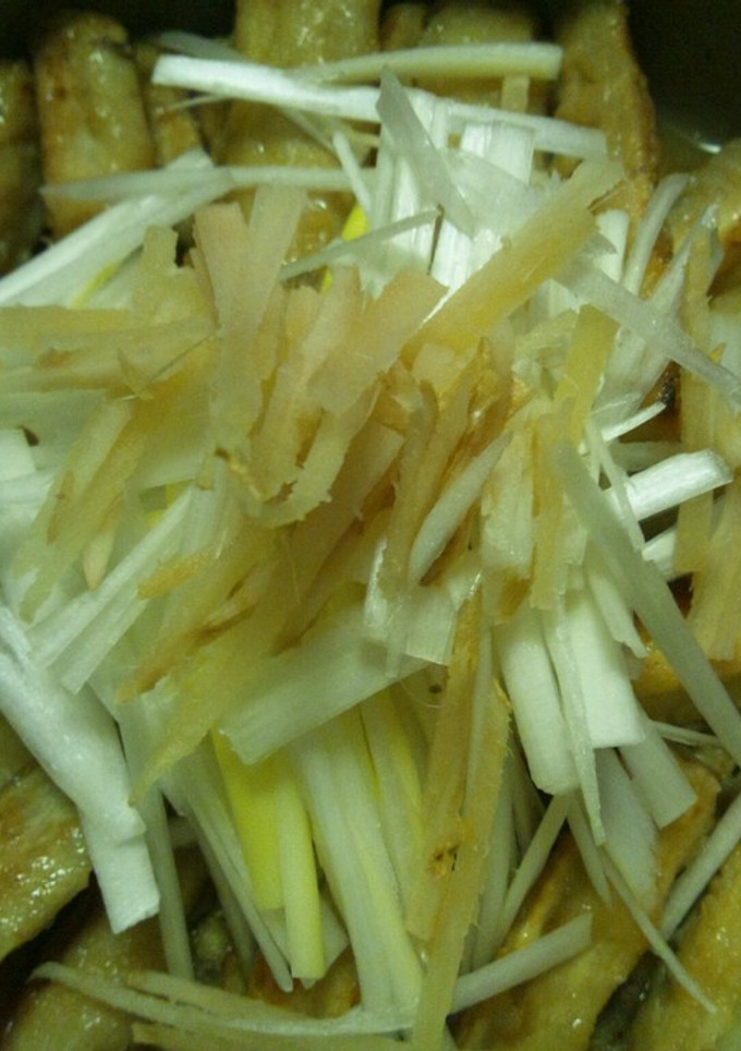 ごぼう天ぷら（から揚げ）の麺つゆ漬け-レシピのメイン写真