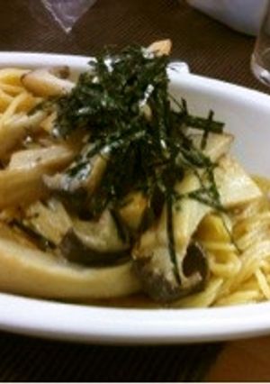双子座が作るエリンギのたらこパスタ-レシピのメイン写真