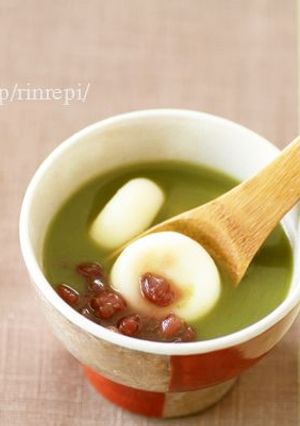 米粉白玉抹茶ぜんざい-レシピのメイン写真