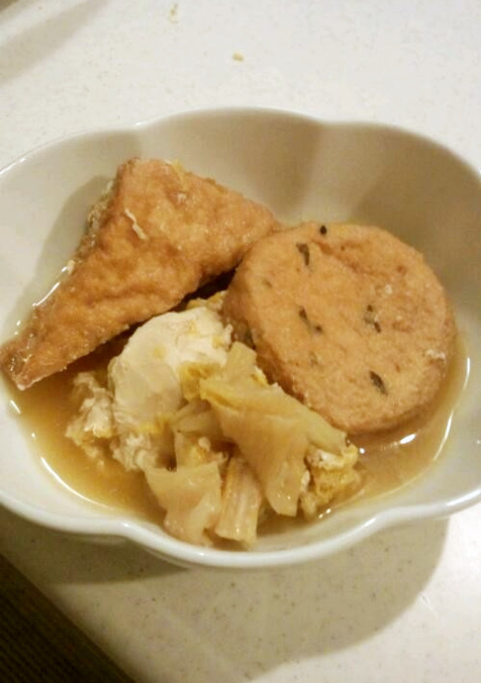 白菜とがんもとたまごのあったか煮-レシピのメイン写真