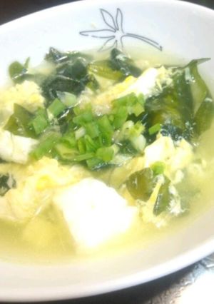 わかめと豆腐のほんわかスープ♪-レシピのメイン写真