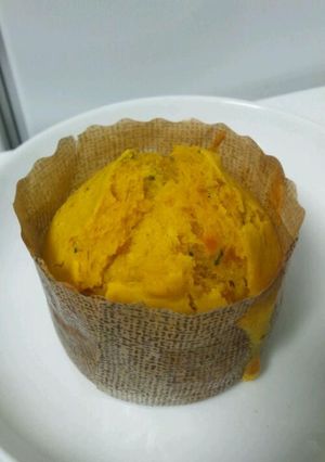 HMと豆乳で素朴なカボチャマフィン♪-レシピのメイン写真
