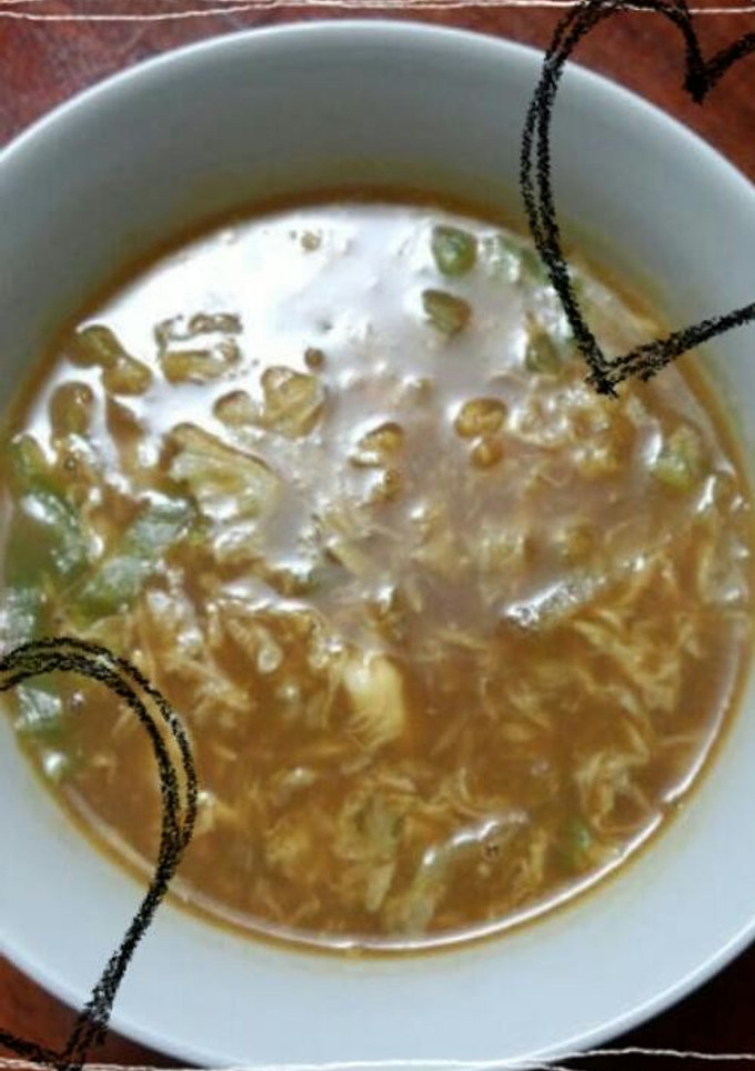 簡単☆ﾚﾀｽと卵のｶﾚｰｽｰﾌﾟ-レシピのメイン写真