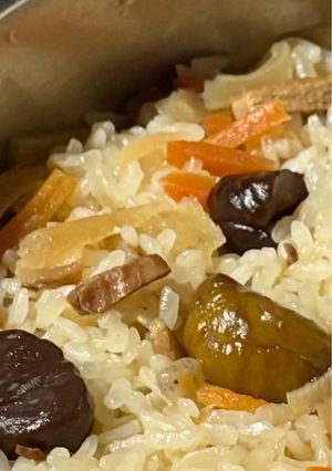 甘栗で簡単炊き込みご飯-レシピのメイン写真