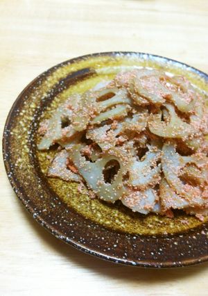 10分★レンコン明太炒め-レシピのメイン写真