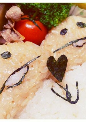 なめこ０ｗ０キャラ弁-レシピのメイン写真