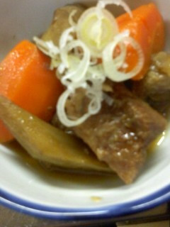 我が家の牛筋の煮込み-レシピのメイン写真