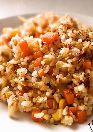 ヘルシーきのこ入りチャーハン-レシピのメイン写真