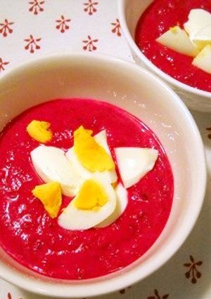 ビーツの冷たいスープ-レシピのメイン写真