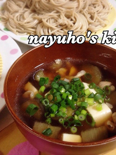 ざるうどん♪熱々つけ麺風*おそばでも-レシピのメイン写真