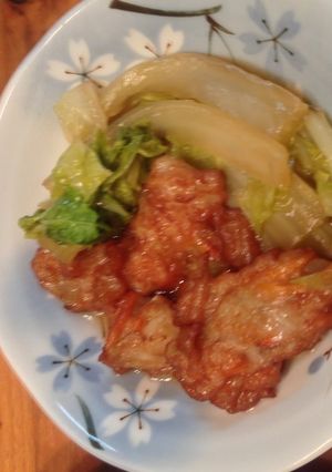 副菜に 白菜とさつま揚げのさっと煮-レシピのメイン写真