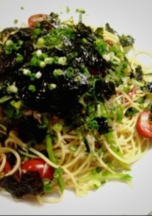 シラスと水菜のフレッシュパスタ-レシピのメイン写真