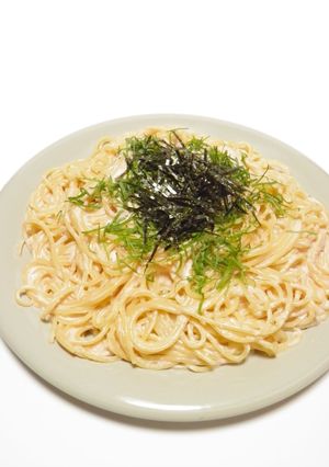 絶品！明太子クリームパスタ♪-レシピのメイン写真