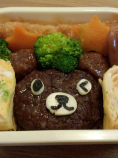 くまさん弁当(キャラ弁)-レシピのメイン写真