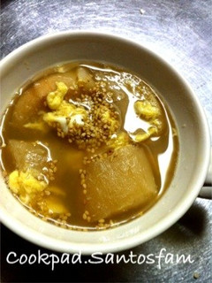包丁いらず簡単満腹お麩のかき卵汁-レシピのメイン写真