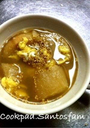 包丁いらず簡単満腹お麩のかき卵汁-レシピのメイン写真