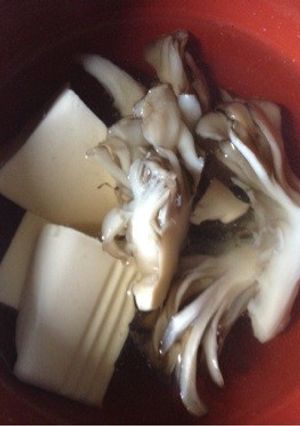 まいたけのお吸い物-レシピのメイン写真