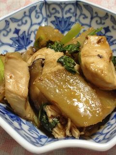 鶏胸と大根のオイ味噌炒め-レシピのメイン写真