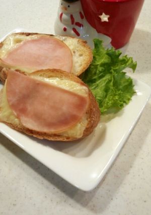 簡単♪ハムチーズトースト-レシピのメイン写真
