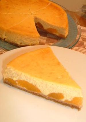 ★桃缶deベイクドチーズケーキ★-レシピのメイン写真